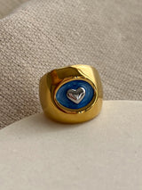 Aquamarine ring