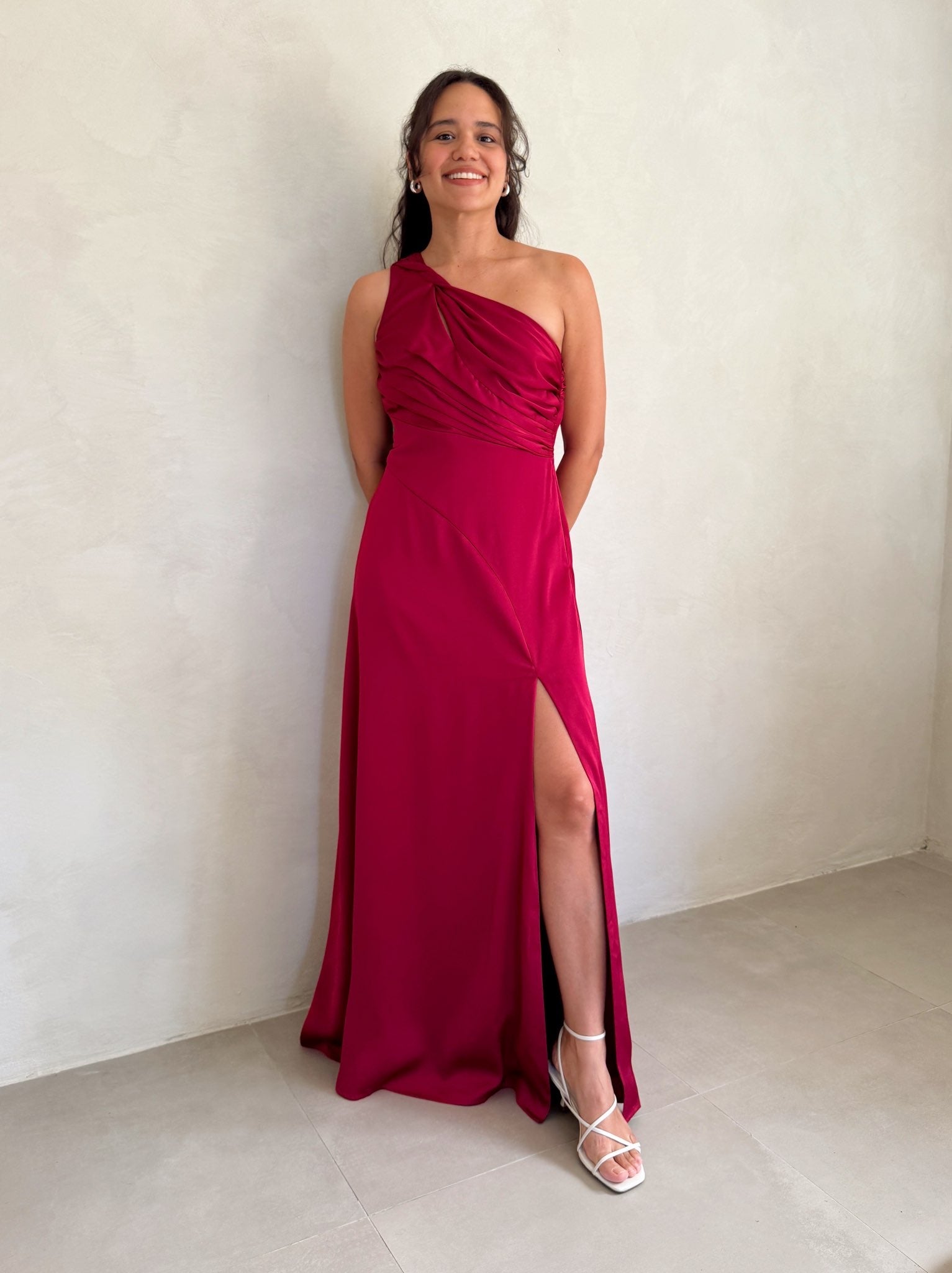Atina Satin Dress by ASTR