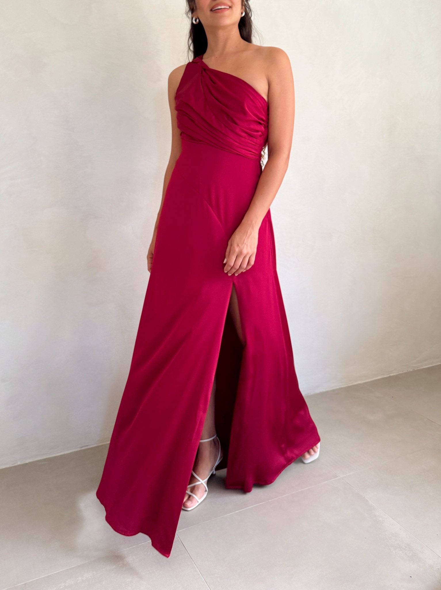 Atina Satin Dress by ASTR