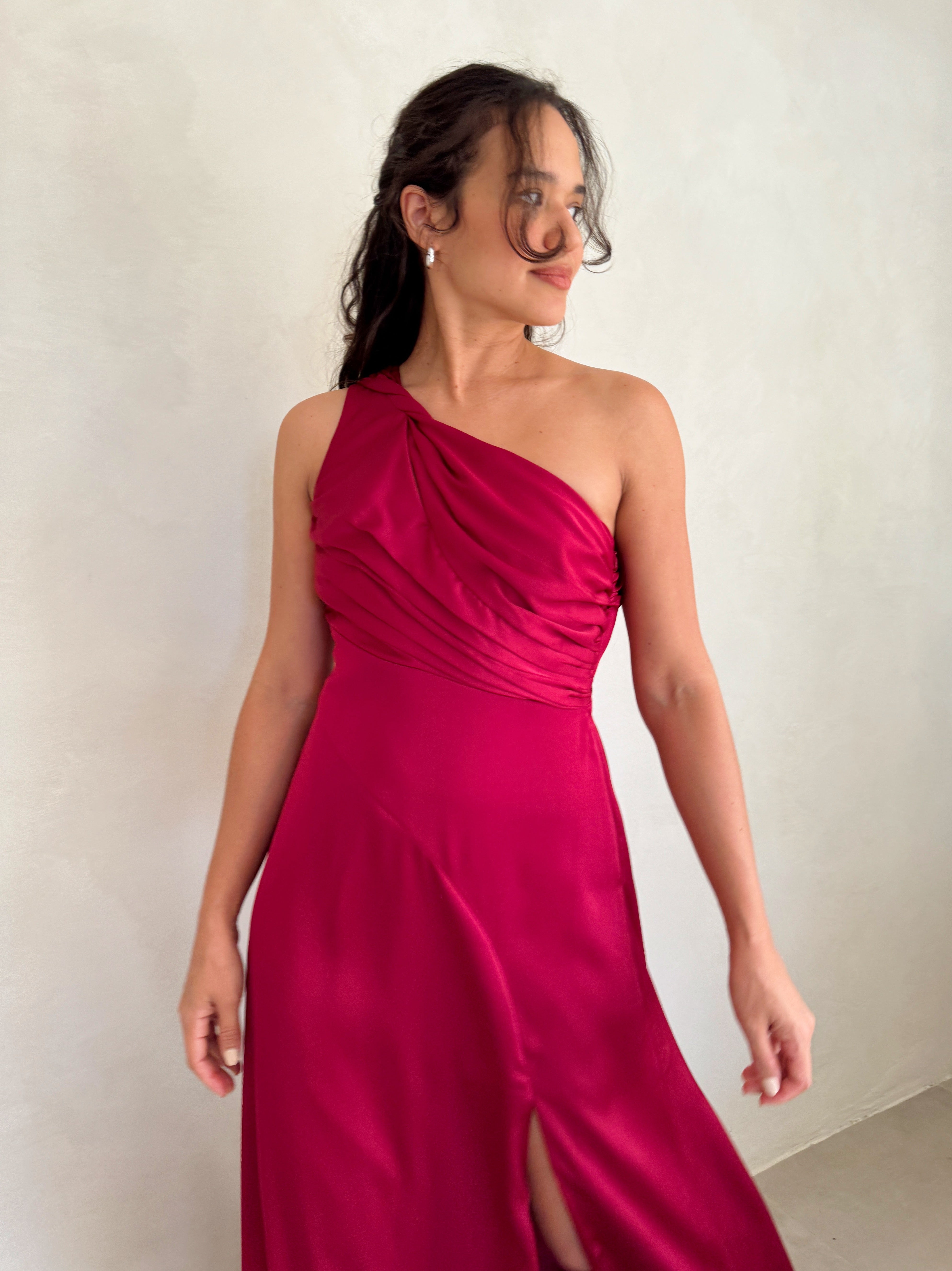 Atina Satin Dress by ASTR