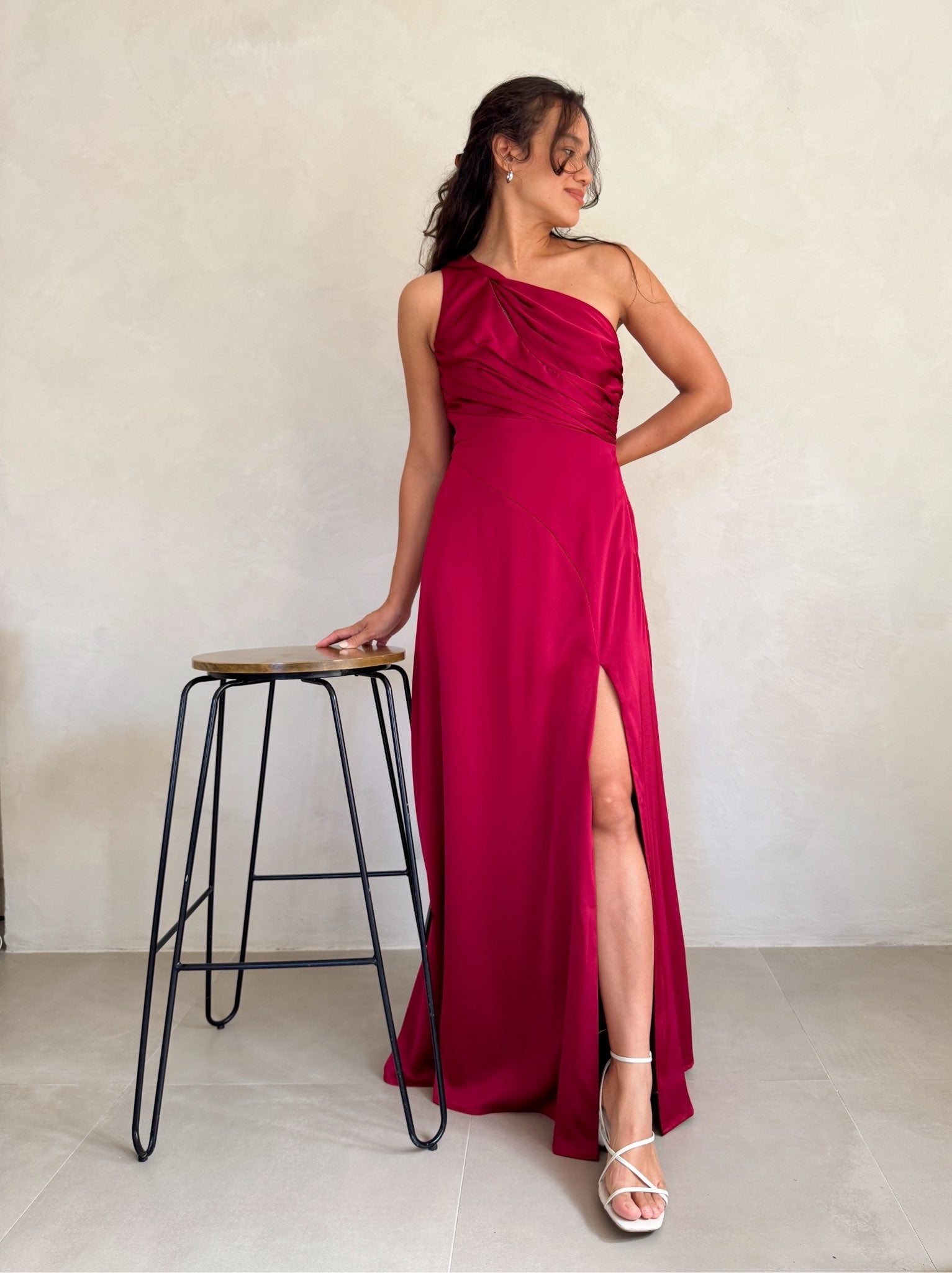 Atina Satin Dress by ASTR