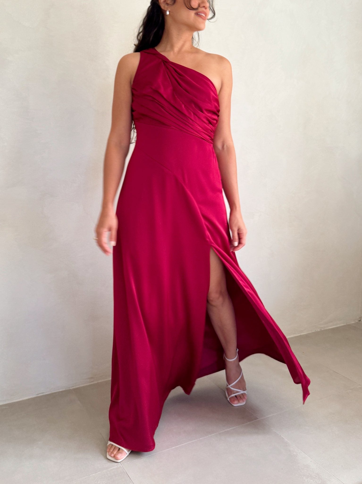 Atina Satin Dress by ASTR