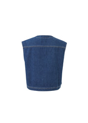 VICTORY DENIM VEST by FRNCH