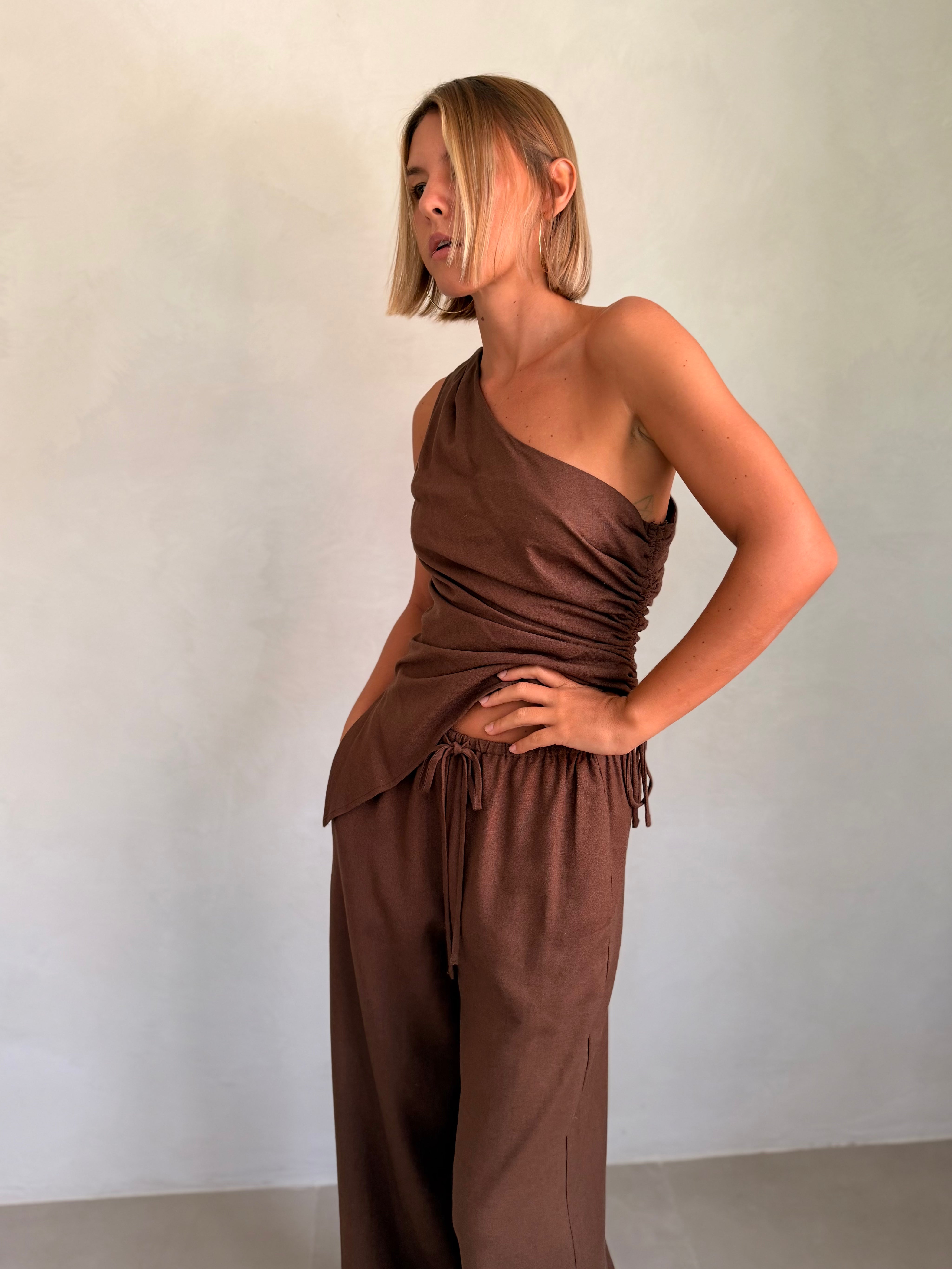 Elena Top | Brown