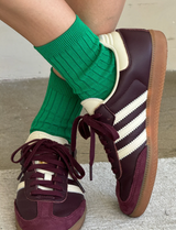 Her Socks in Kelly Green by Le Bon Shoppe