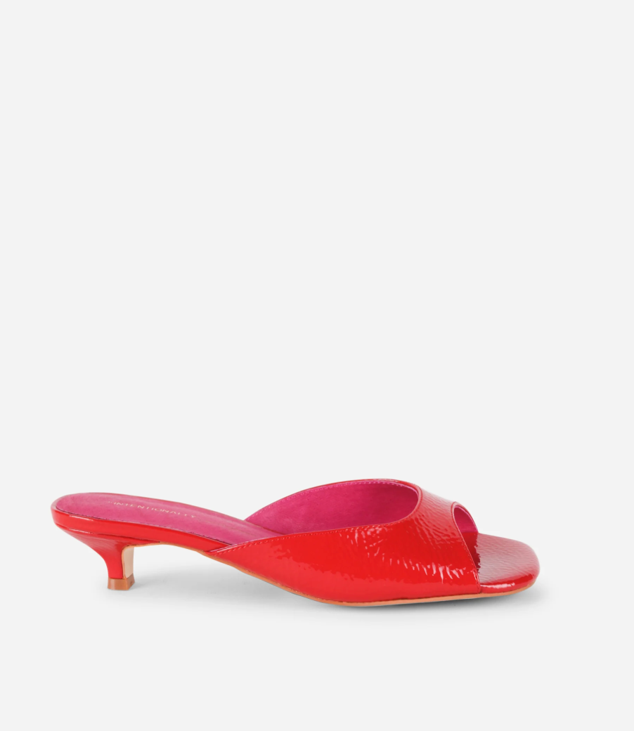 CEE KITTEN HEEL MULE
